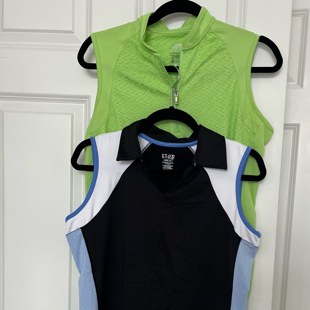Izod golf shirts, bundle of 2, medium